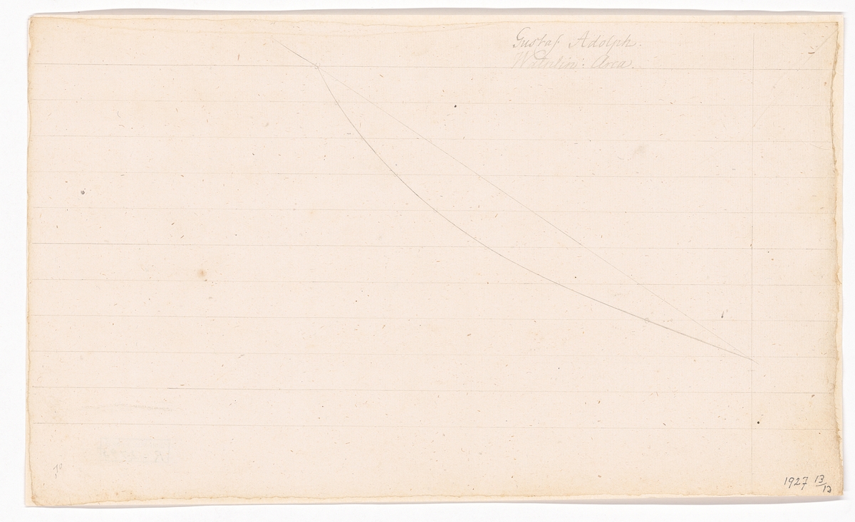 Vattenlinjearea för linjeskeppet KRONPRINS GUSTAF ADOLF (1782).