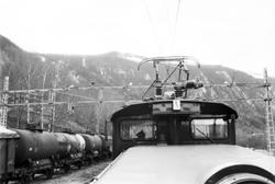 Foto fra lokomotiv Rjukanbanen.