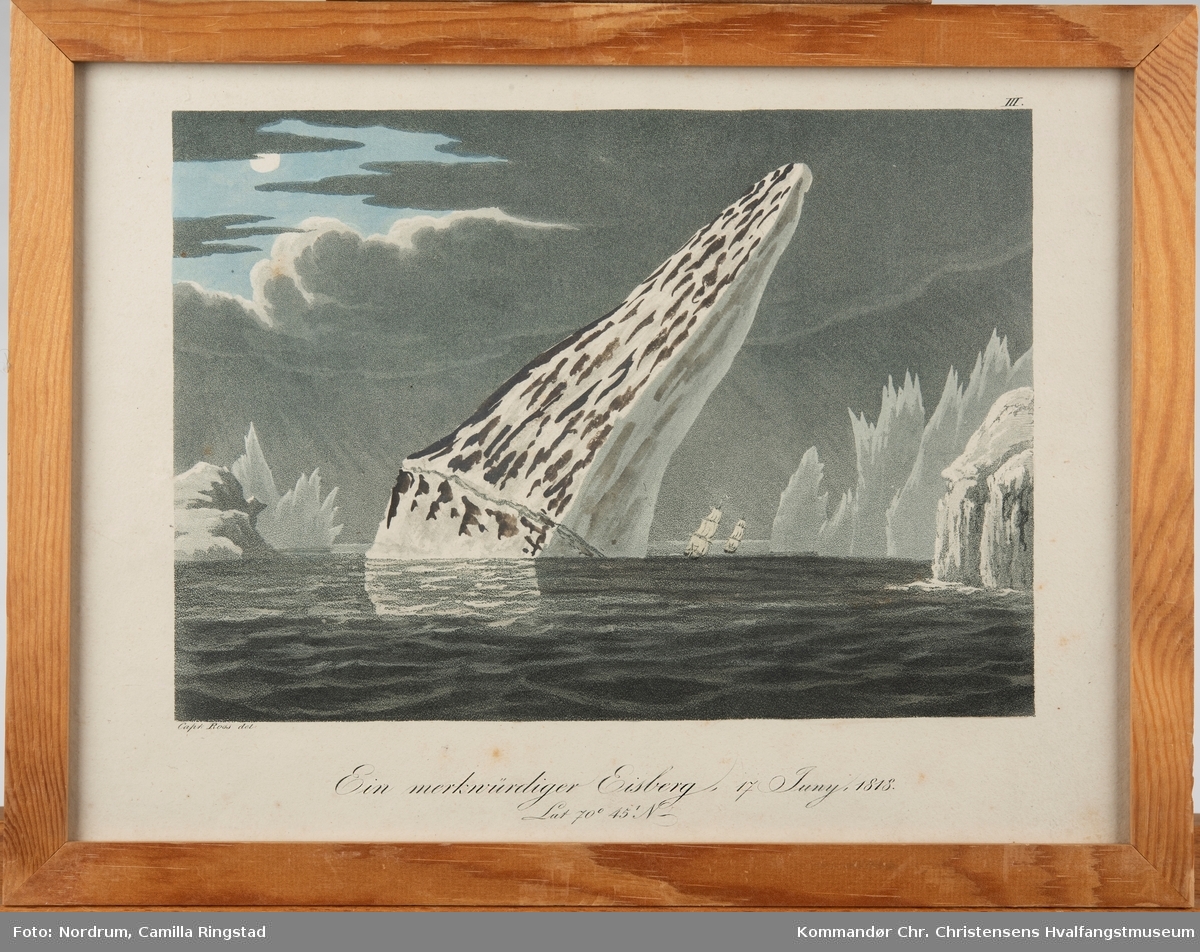 Ein merkwuerdiger Eisberg, 17 Juny 1818  Lat 70   45 N