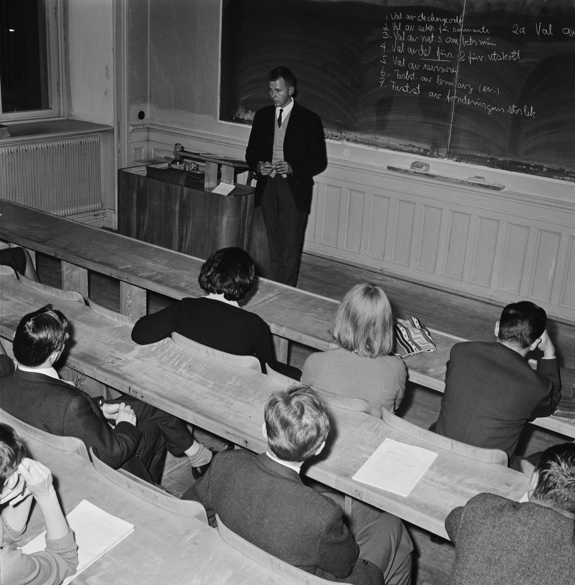 Skånelandens nations första förste kurator blev filosofie kandidat Lava Fischer, Uppsala 1964