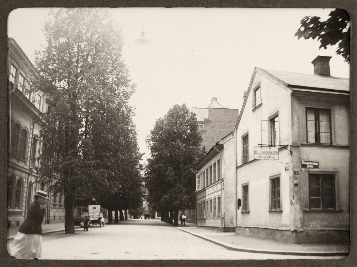 Korsningen Bangårdsgatan - Dragarbrunnsgatan, kvarteret Draken, Uppsala ...