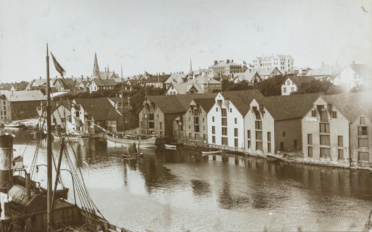 Smedasundet sett mot nord, ca. 1906.