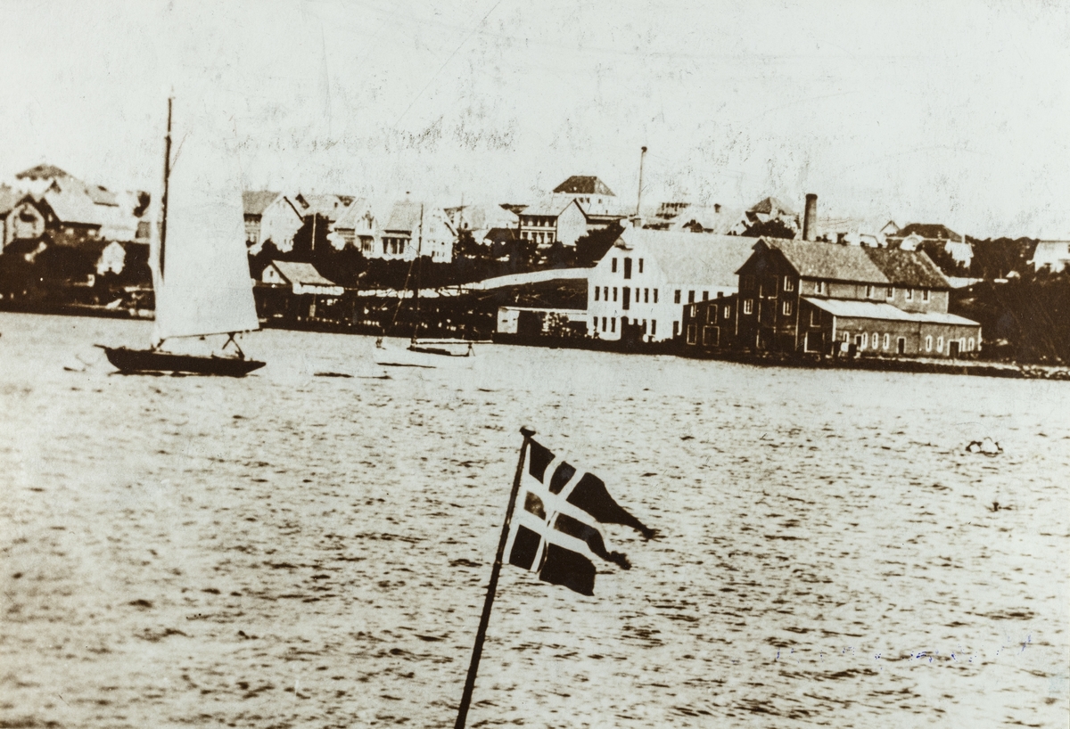 Smedasundet sett mot nordøst, ca. 1920.
