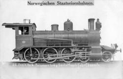 Leveransefoto av damplokomotiv type 18a nr. 138 hos Sächsisc