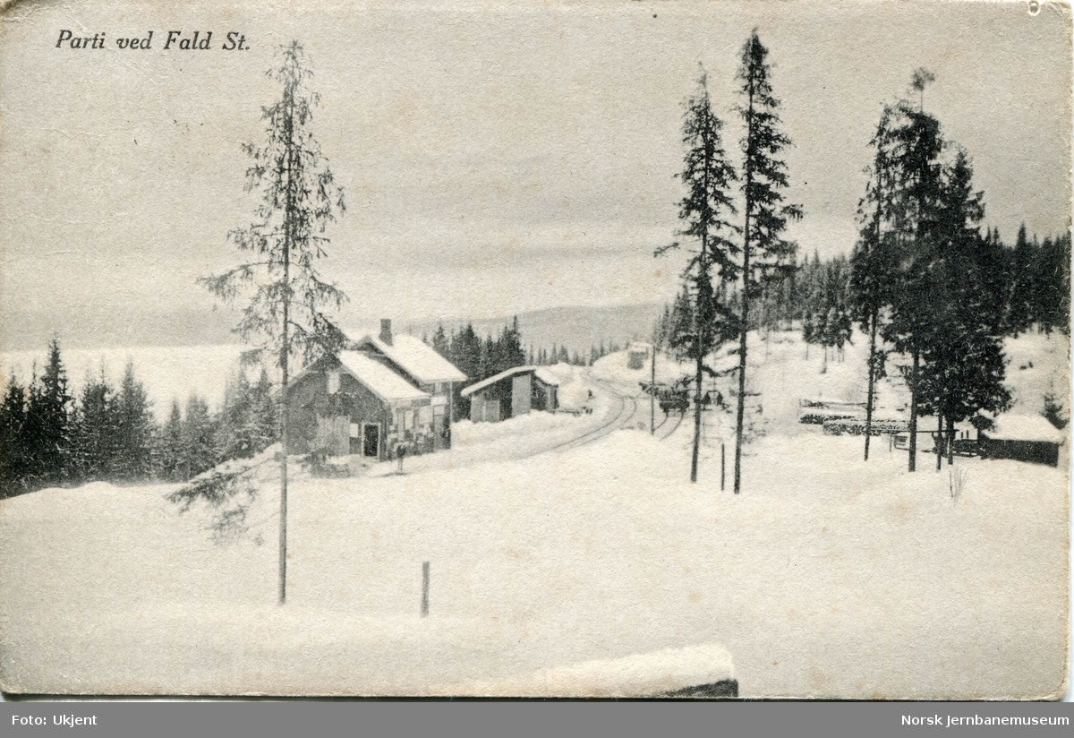 Fald (fra 1925 Fall) stasjon på Valdresbanen