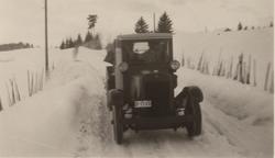Plogkjøring Hamar-Elverum vinteren 1928