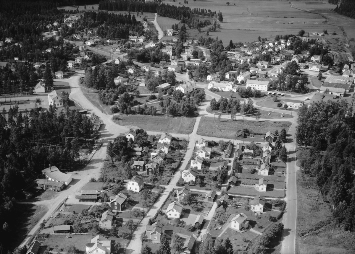 Flygfoto över Smålands Anneberg i Nässjö kommun, Jönköpings län. 1188/1962