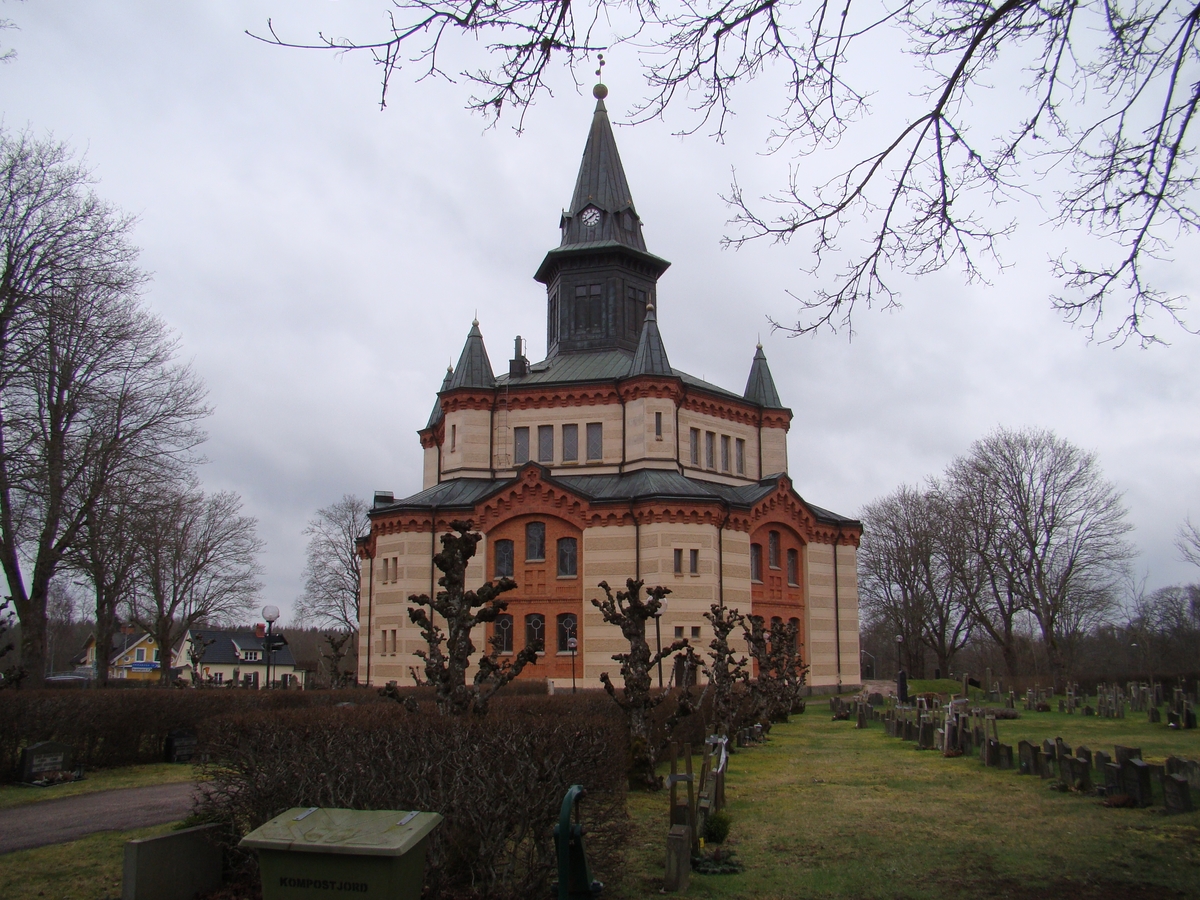 Örsjö kyrka, Nybro kommun. Exteriörbild.
Bilden togs i samband med besiktningar av bemålade inventarier och interiörer i Nybro pastorats kyrkor.