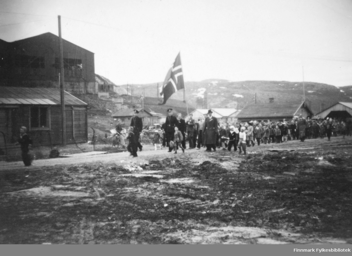 17.mai feiring i Kirkenes 1945.