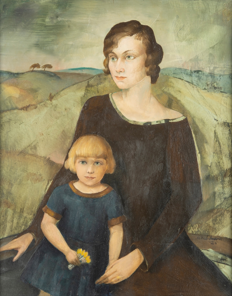 Konstnärens hustru och dotter