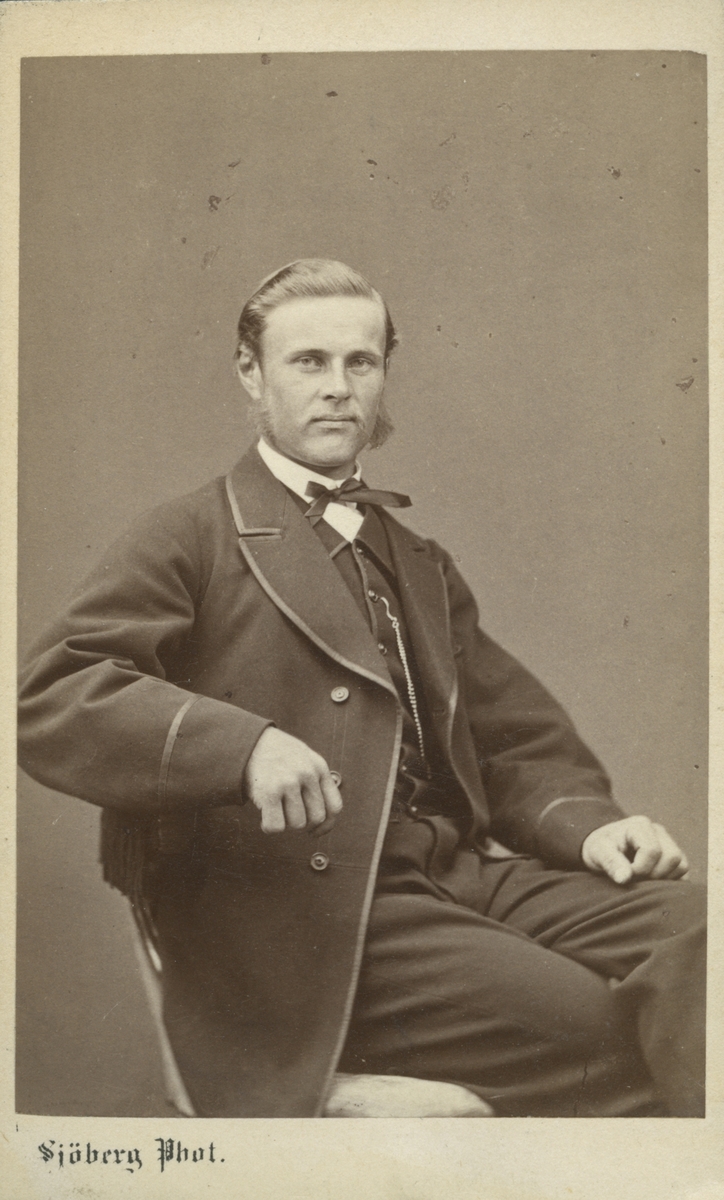 Sjökapten Magnus Wretman år 1868.