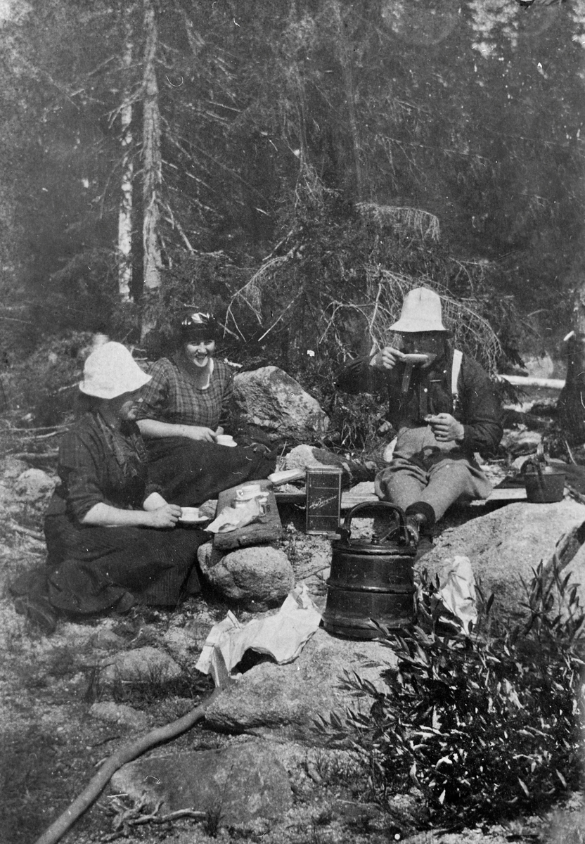 Multesanking ved Hersjøen ca. 1919