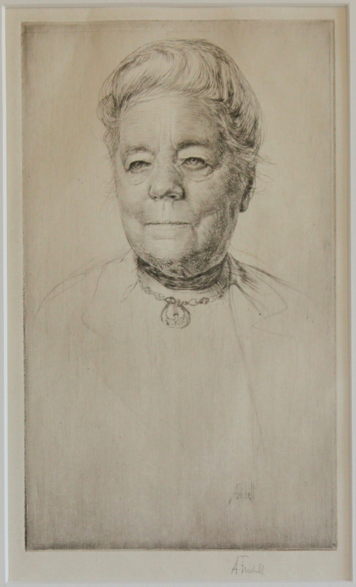 Porträtt av Selma Lagerlöf