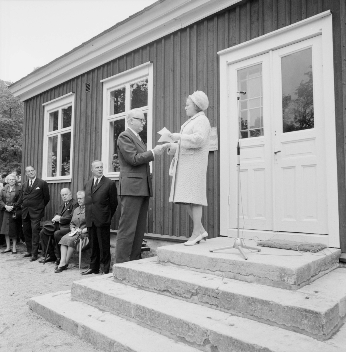 Invigning av Väla skola, Skansen.
