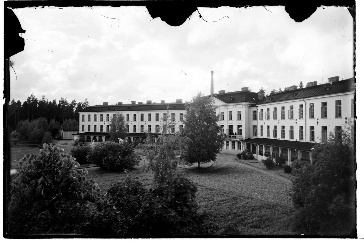 Motiv från Hålahults sanatorium tagna omkring 1910–30.