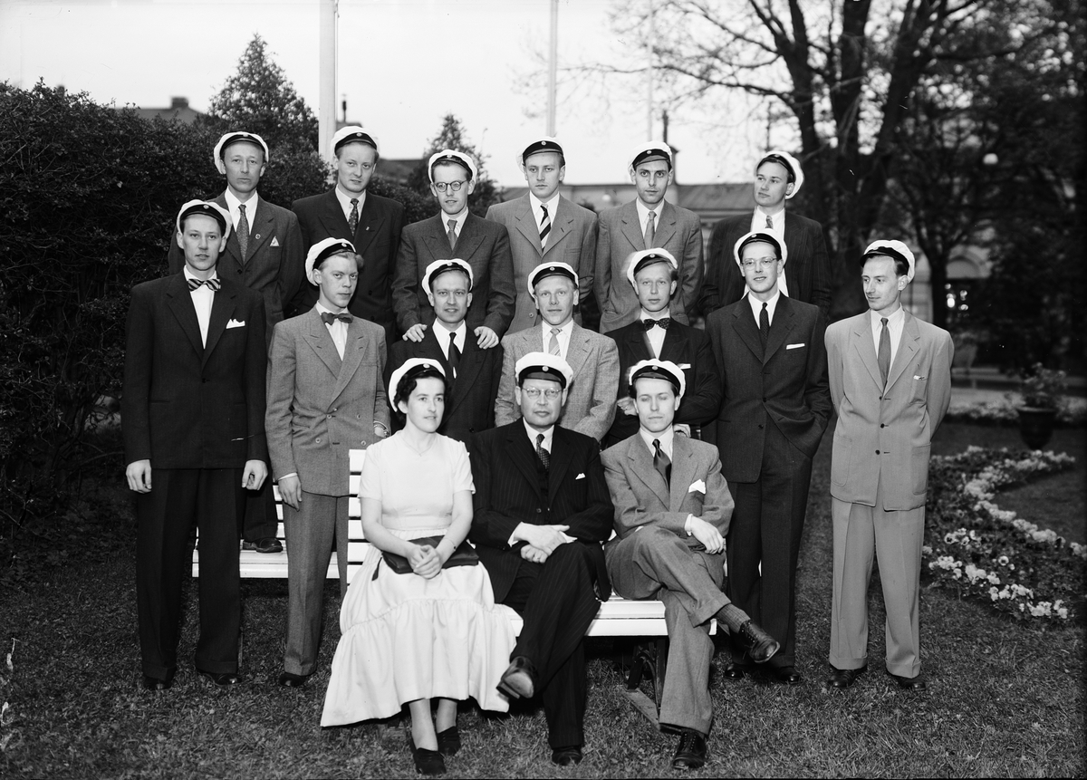 Studenter, Flustret, Uppsala 1950