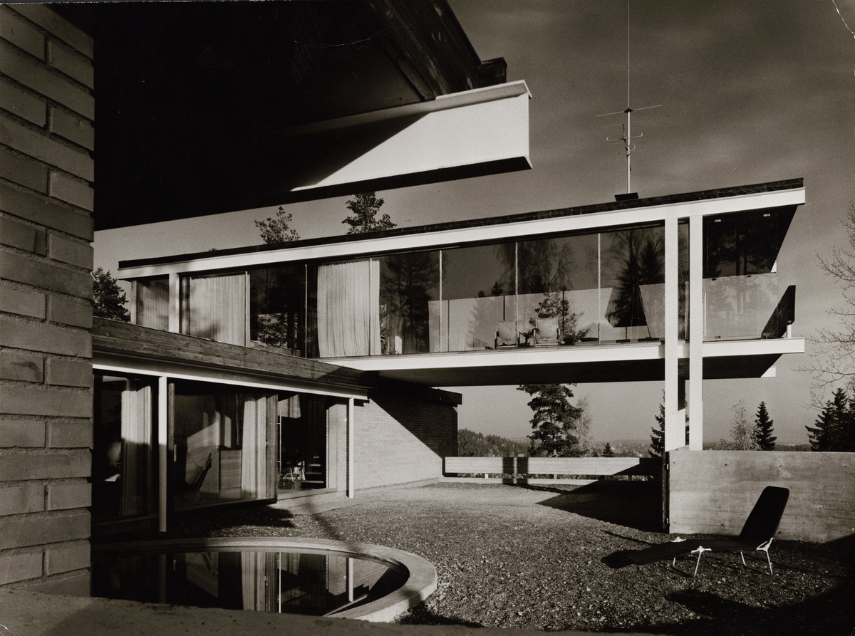 Arkitekt Geir Grungs eget hus på Jongskollen [Fotografi]