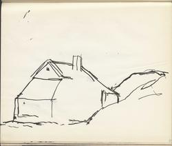 Studie av bebyggelse [Skisse]