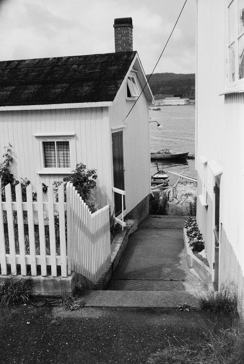 norgesbilde, Kragerø, hus, vann
