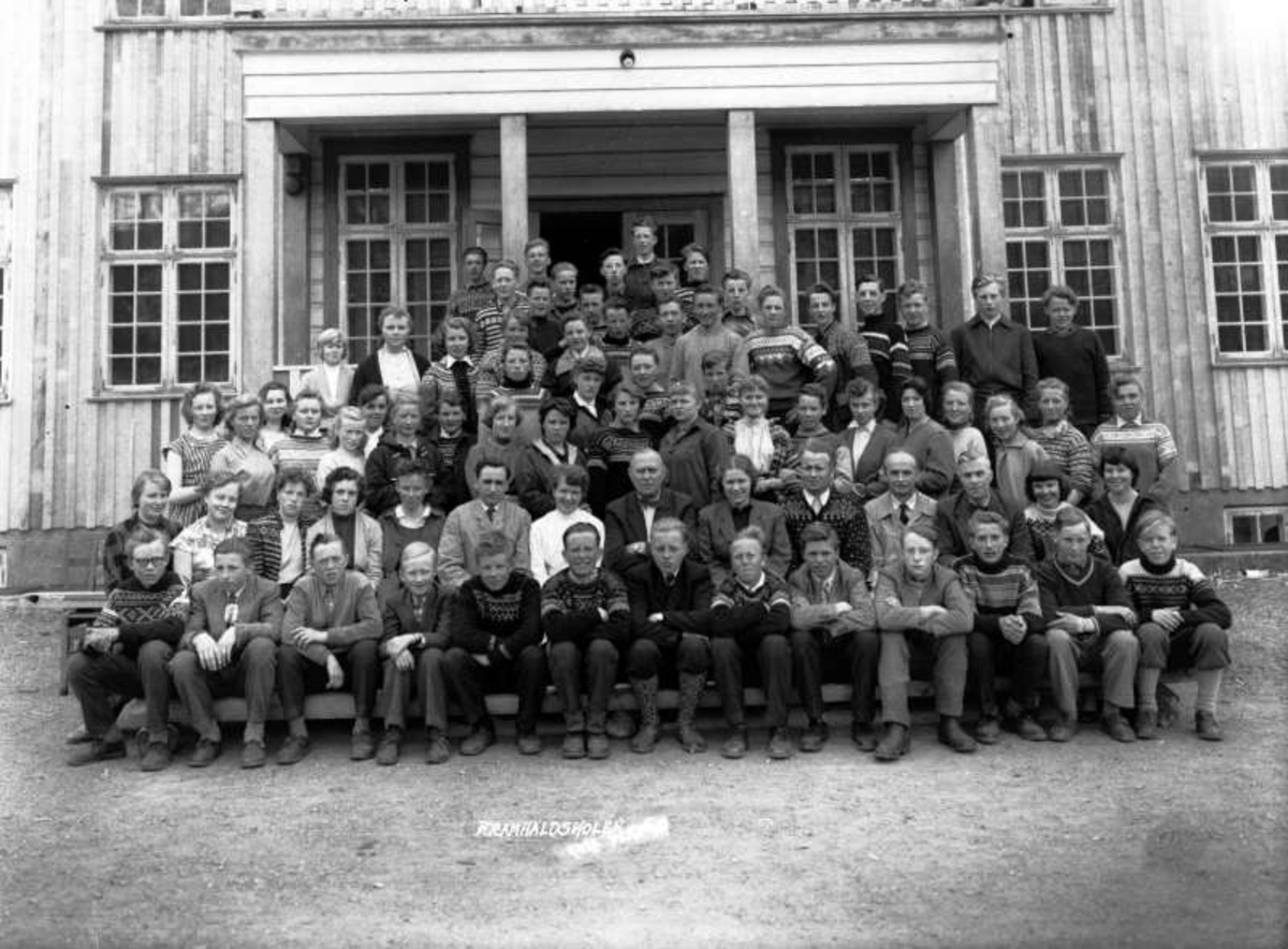 Sør-Fron framhaldsskole 1957.