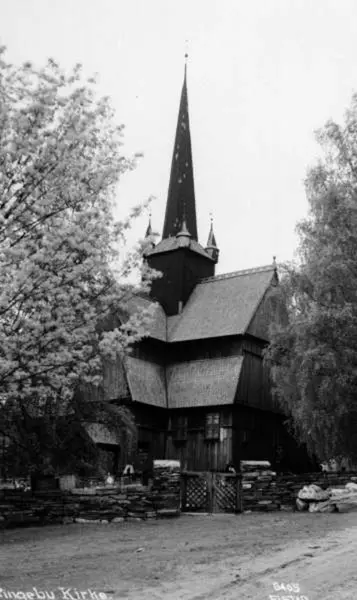 A: Ringebu Kirke. Enerett Elstad B: Ringebu Kirke. Elstad - Maihaugen ...