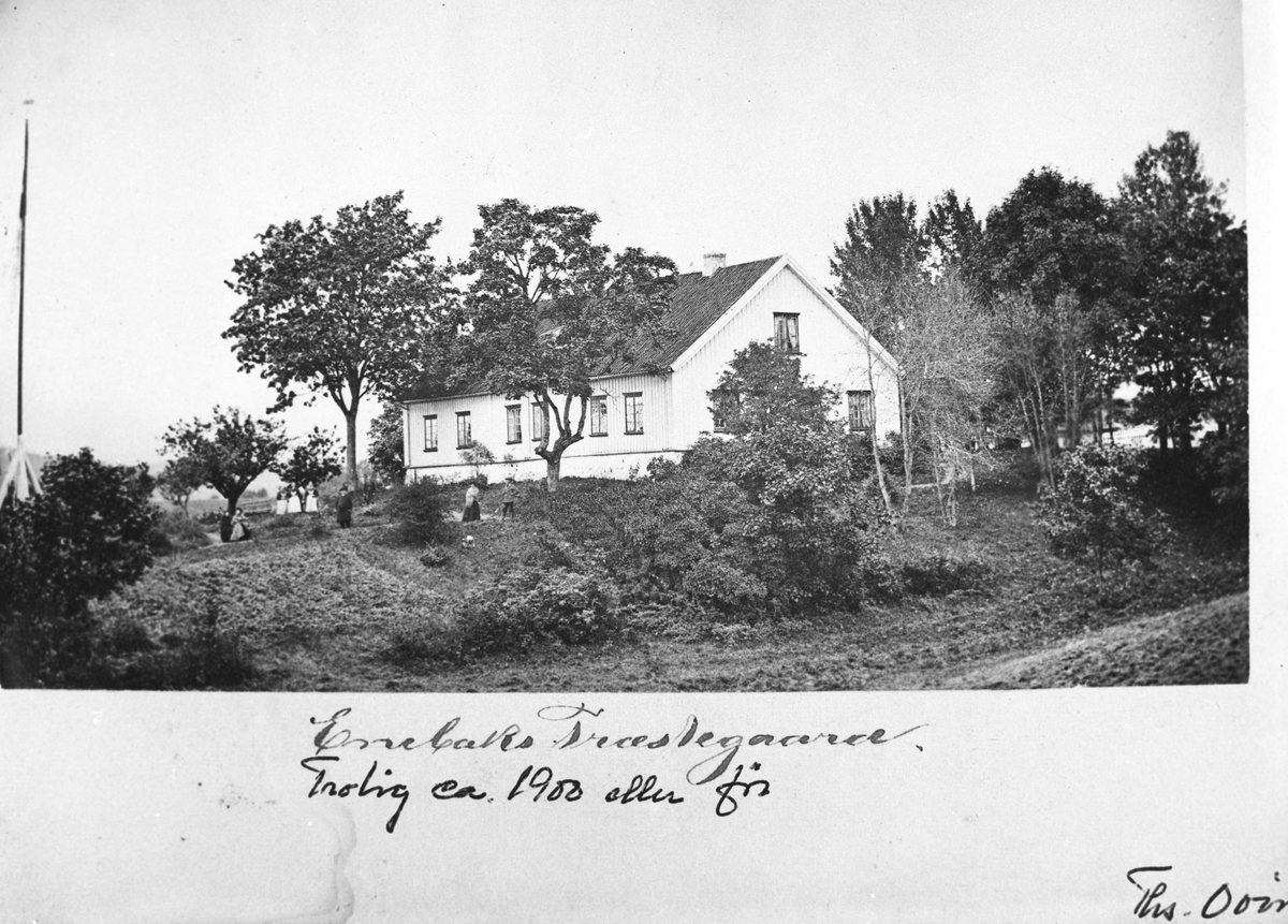 Enebakk prestegård, 1900 eller før.