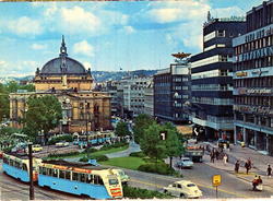 Stortingsgata med Torstedgården, Odd Fellow-bygget, National