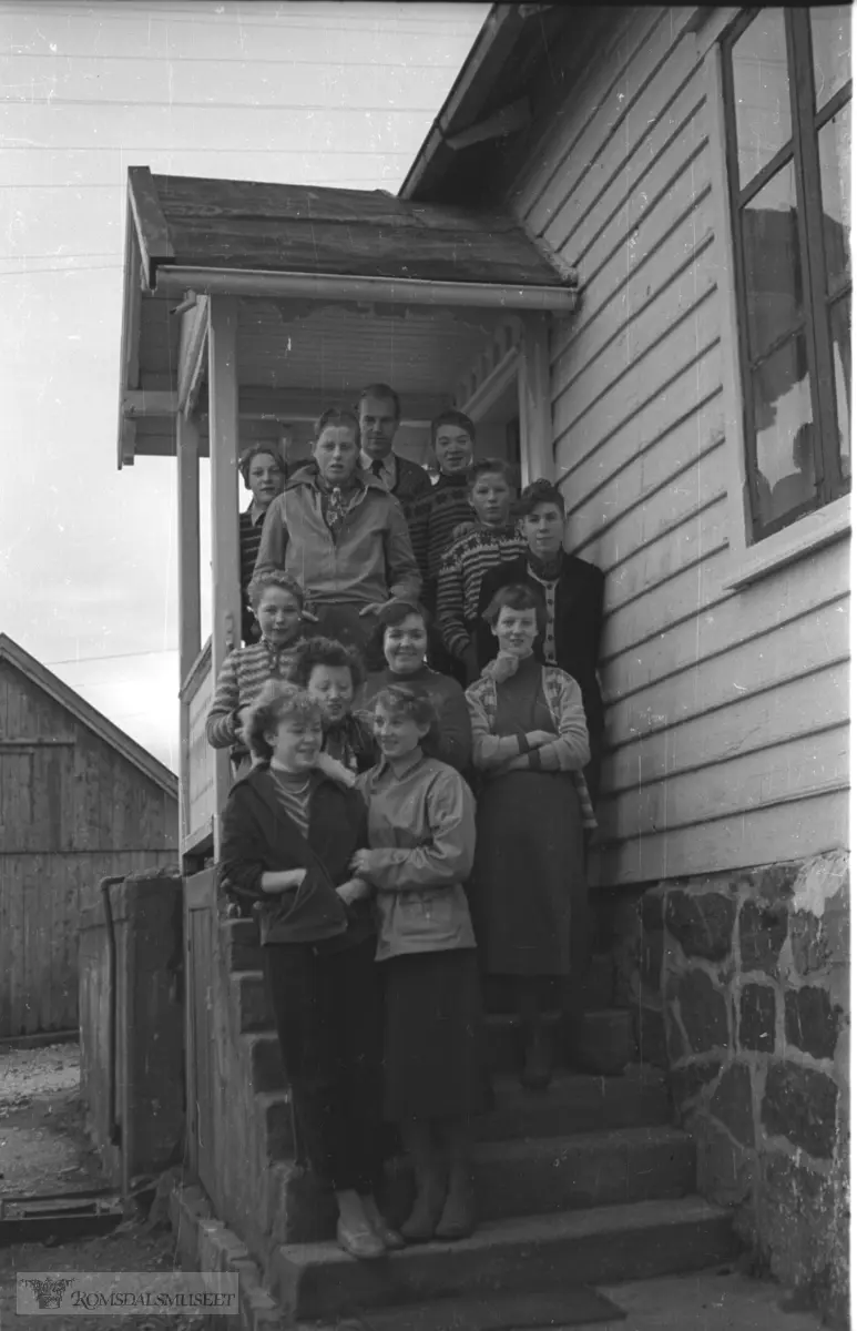 Framhaldskolen i N. Bjørnsund høsten 1954