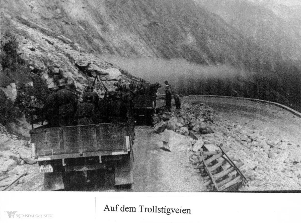 Tyske bilder, Trollstigen .(Bilder tatt av tyske soldater i Norge under krigen)