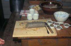 Olsok på Romsdalsmuseet i 1996. .Aktører fra Vistdal bondekv