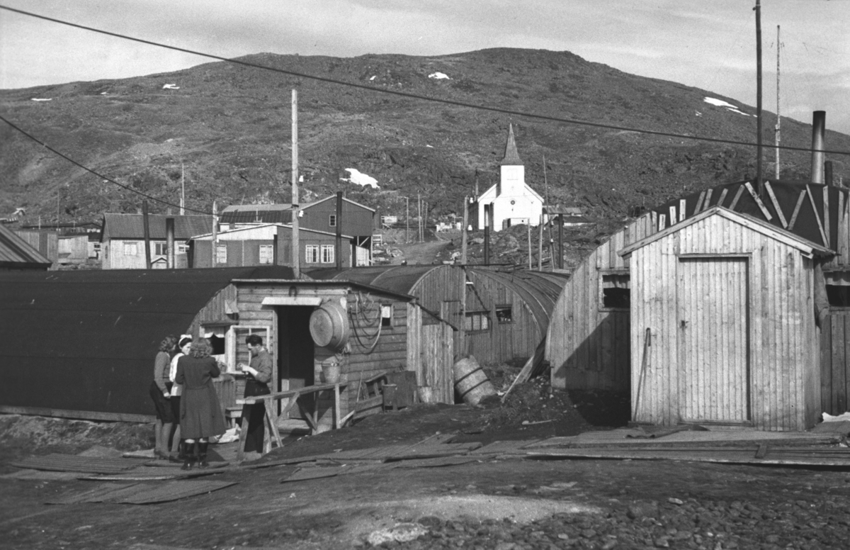 Gjenreisning. Honningsvåg. 1946/47.
