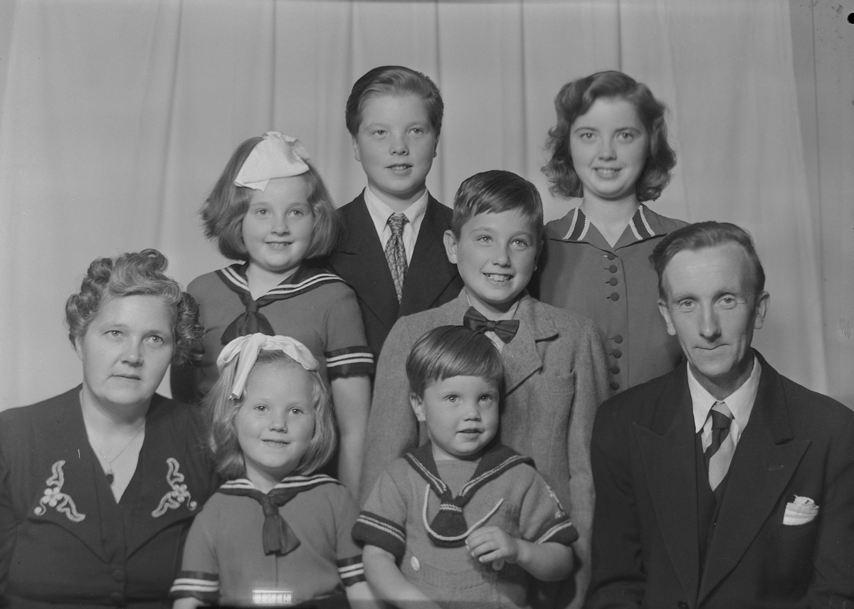 Trygve Johansen med familie