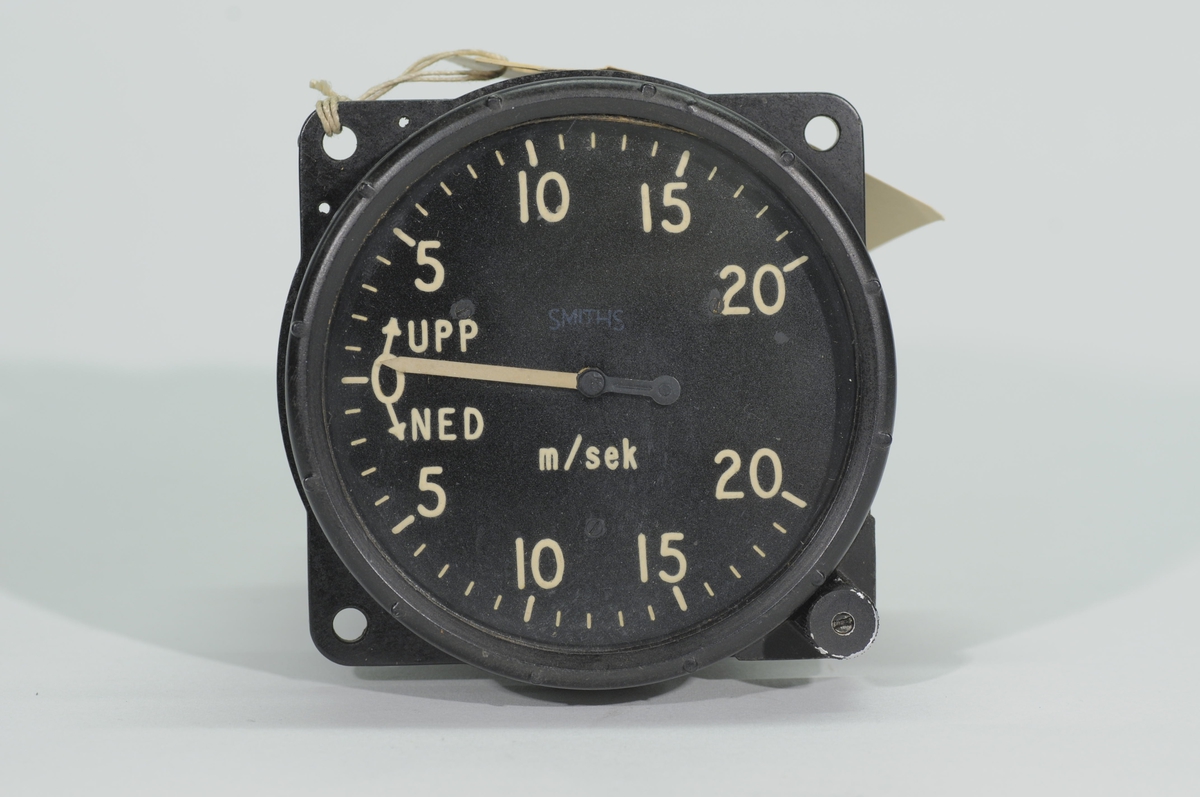 Variometer 5RC/M/SE för Fpl J 28A. Graderat 0-20 m/sek