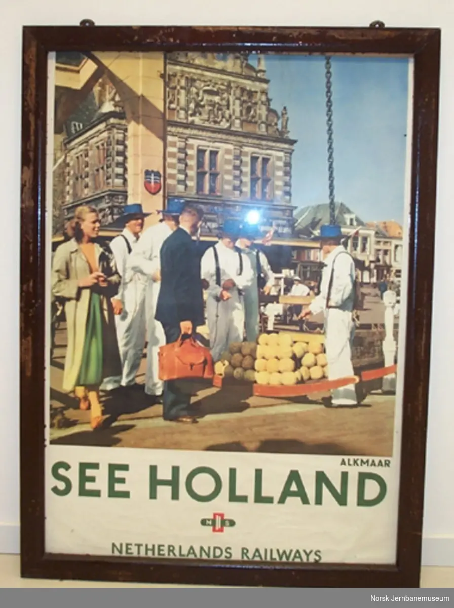 Reklameplakater fra Tynset stasjon : See Holland