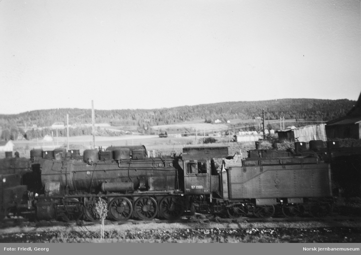 Damplokomotiv type 61a nr. 2500 på Verkstedet Grorud