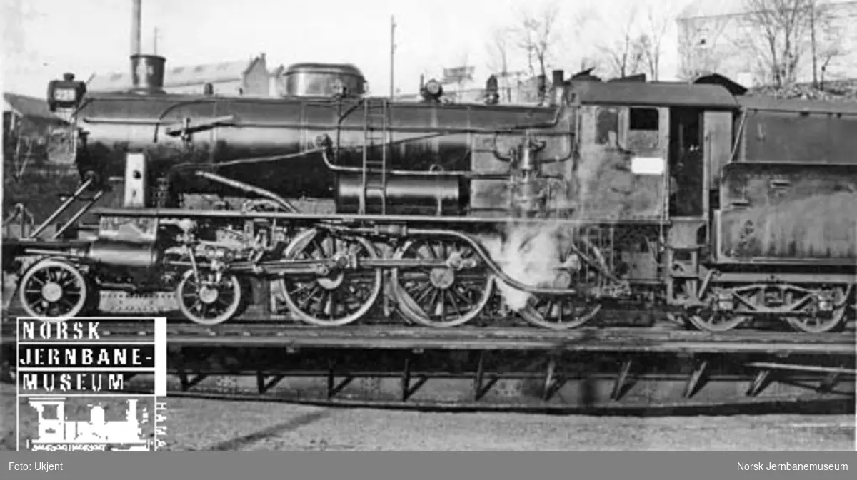 Damplokomotiv type 30a nr. 256 i Lodalen