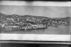 Panorama av Kristiansund vest ca 1871-1875. 
Del av panorama