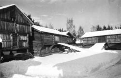 Numedalstunet på Norsk folkemuseum, februar 1946.
