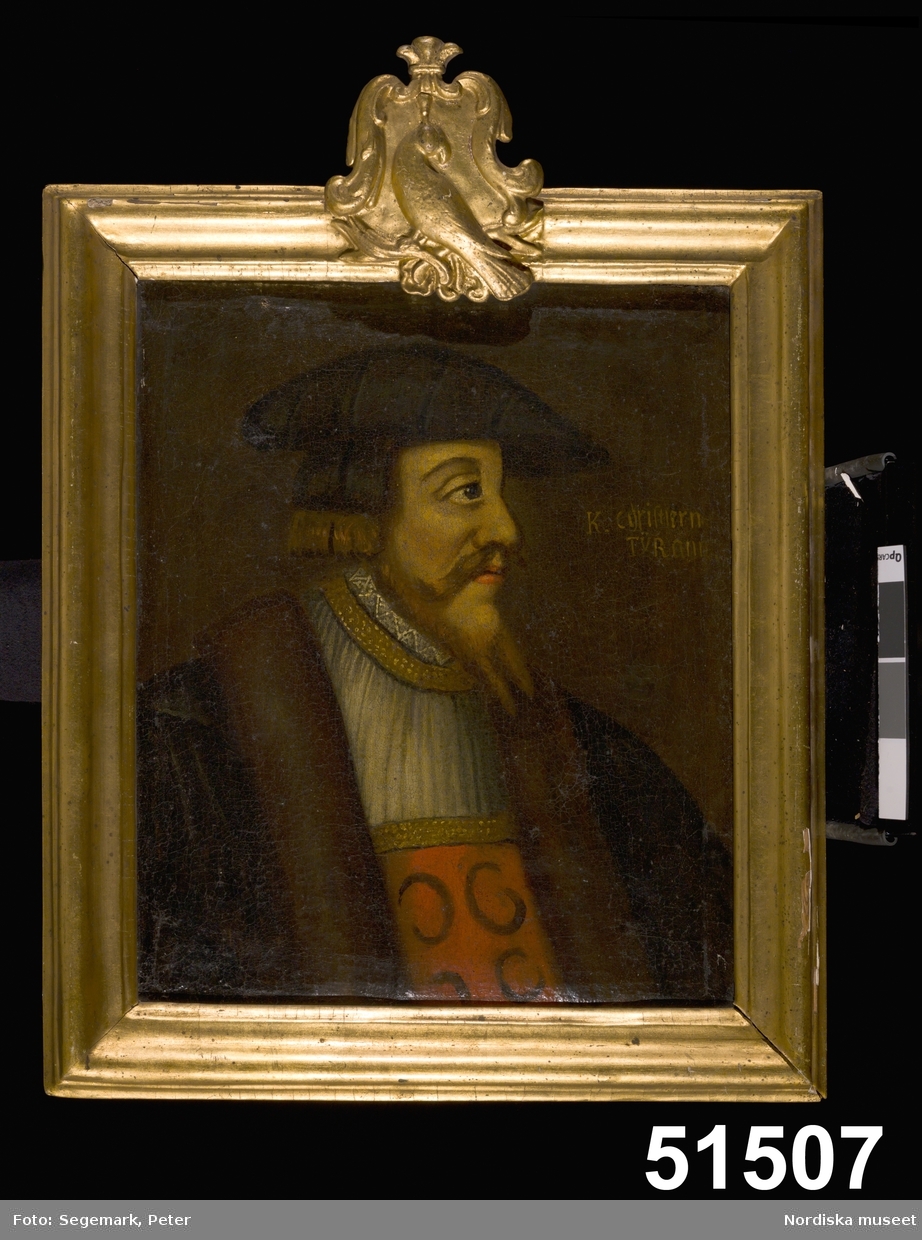 Kung av Danmark och Norge, regent 1513-1523. Även Kung av Sverige 1520-1523