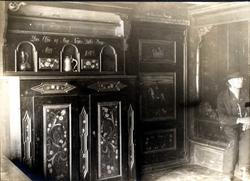 Skap merket 1849, Nedre Berge, Åmotsdal, Seljord, Telemark. 