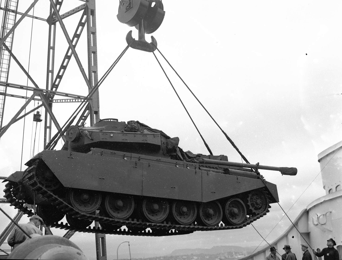 "Centurion"  - tanks lasses eller losses. 24.09.1953