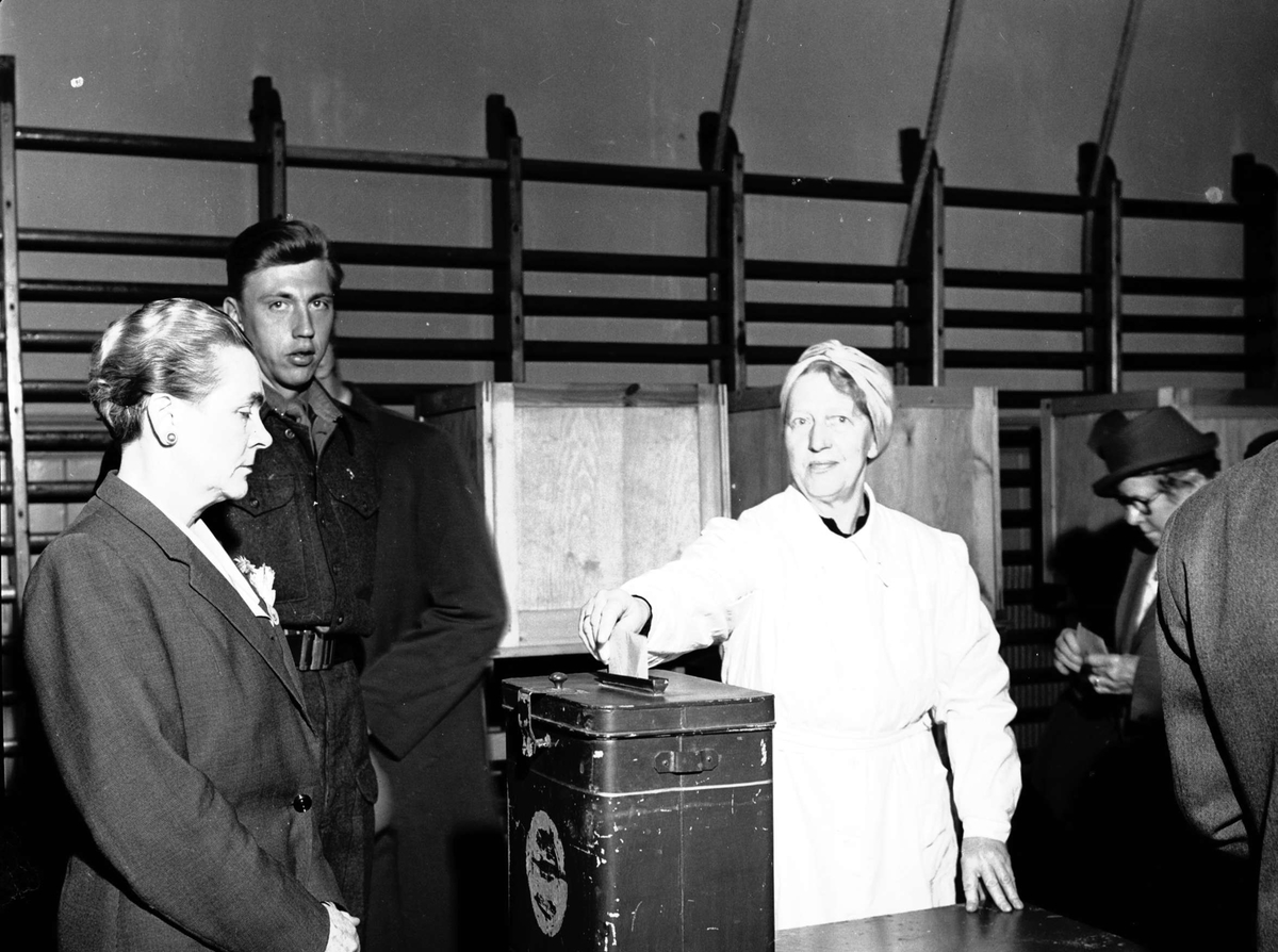 Kommunevalget, ant. Oslo,  09.10.1951. Velgere.