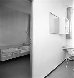 Drammen, oktober 1962. Nytt kretsfengsel. Seng.