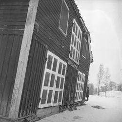 Fredriksten Festning, bygninger, murer, Halden, 17.03.1956.