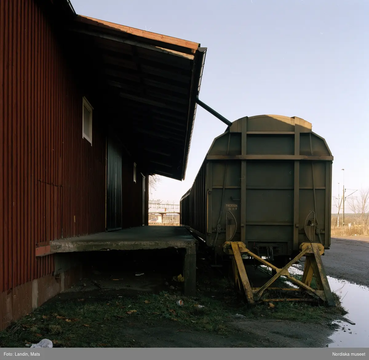 Herrljunga,  industrispår, industri, Järnväg, år 2000