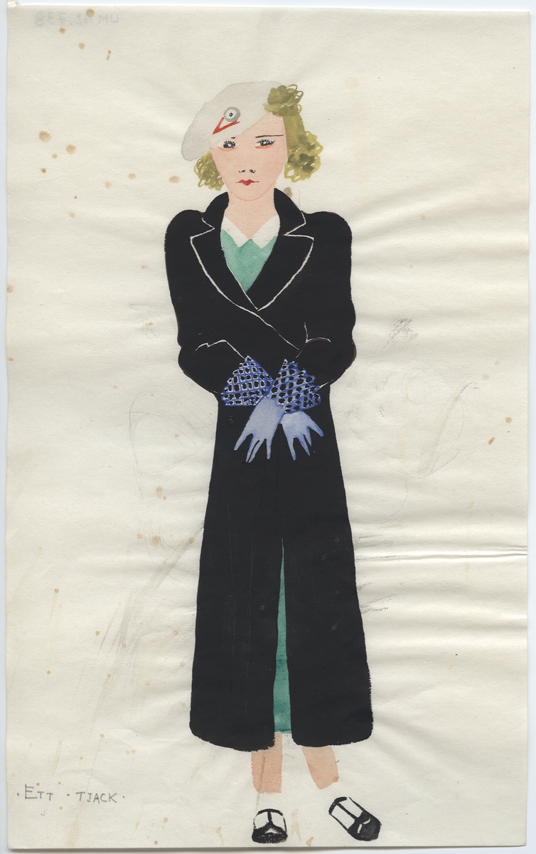 Ung kvinna, 1930-tal