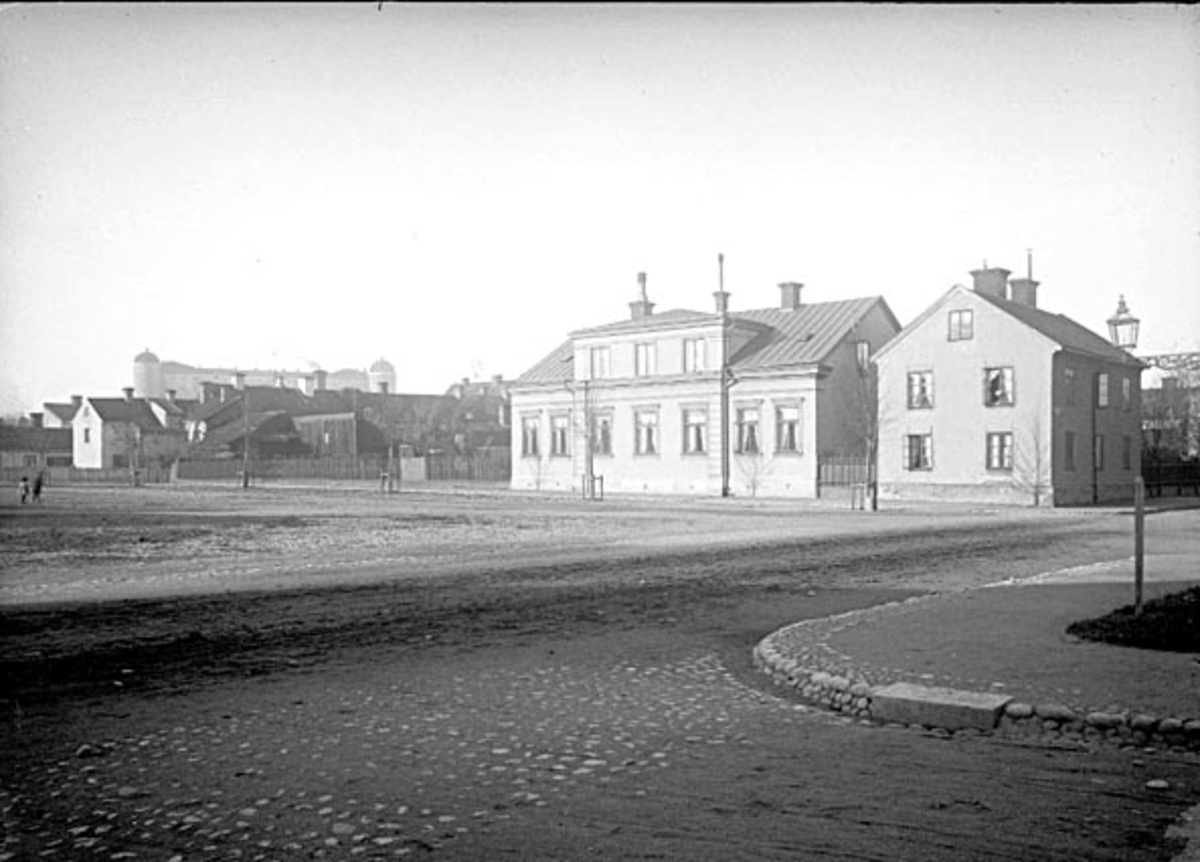 Hamnesplanaden - Dragarbrunnsgatan, Kungsängen i Uppsala 1901 - 1902