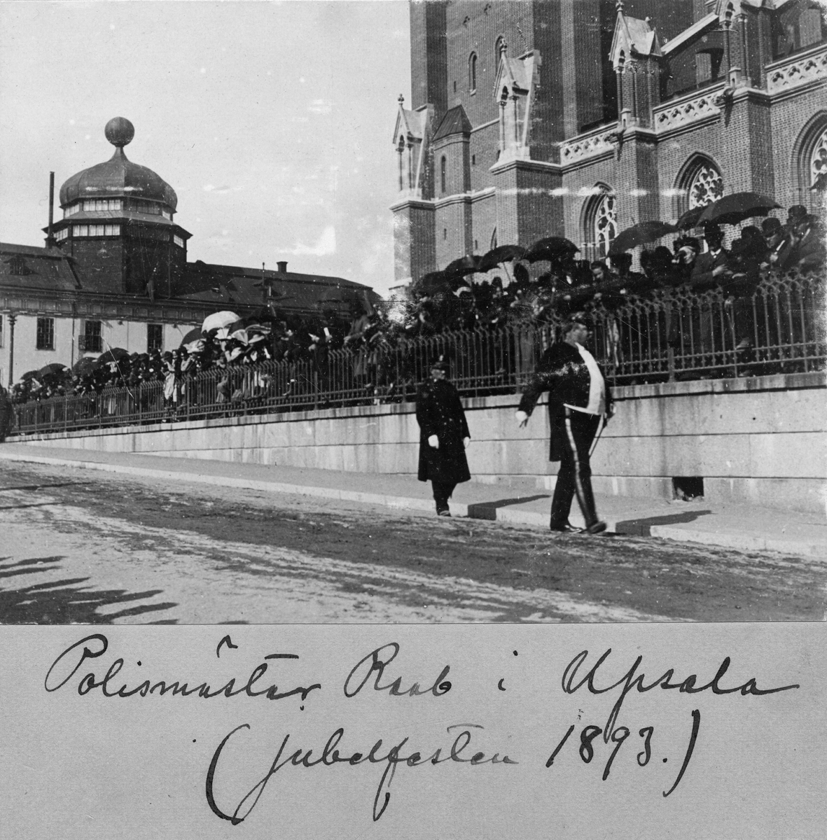 "Polismästar Raab i Upsala, jubelfesten 1893", Uppsala