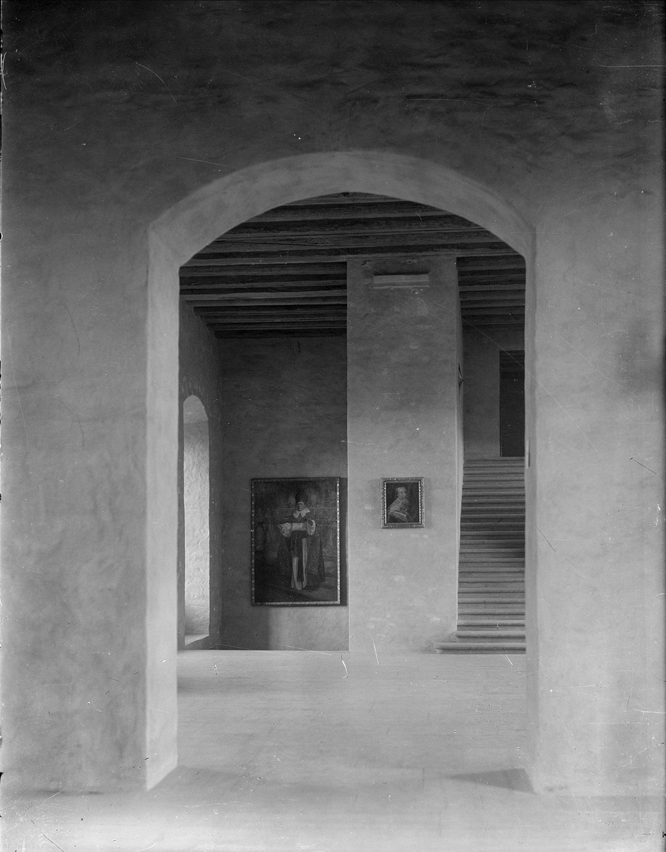 Interiör i Uppsala slott, Uppsala 1932