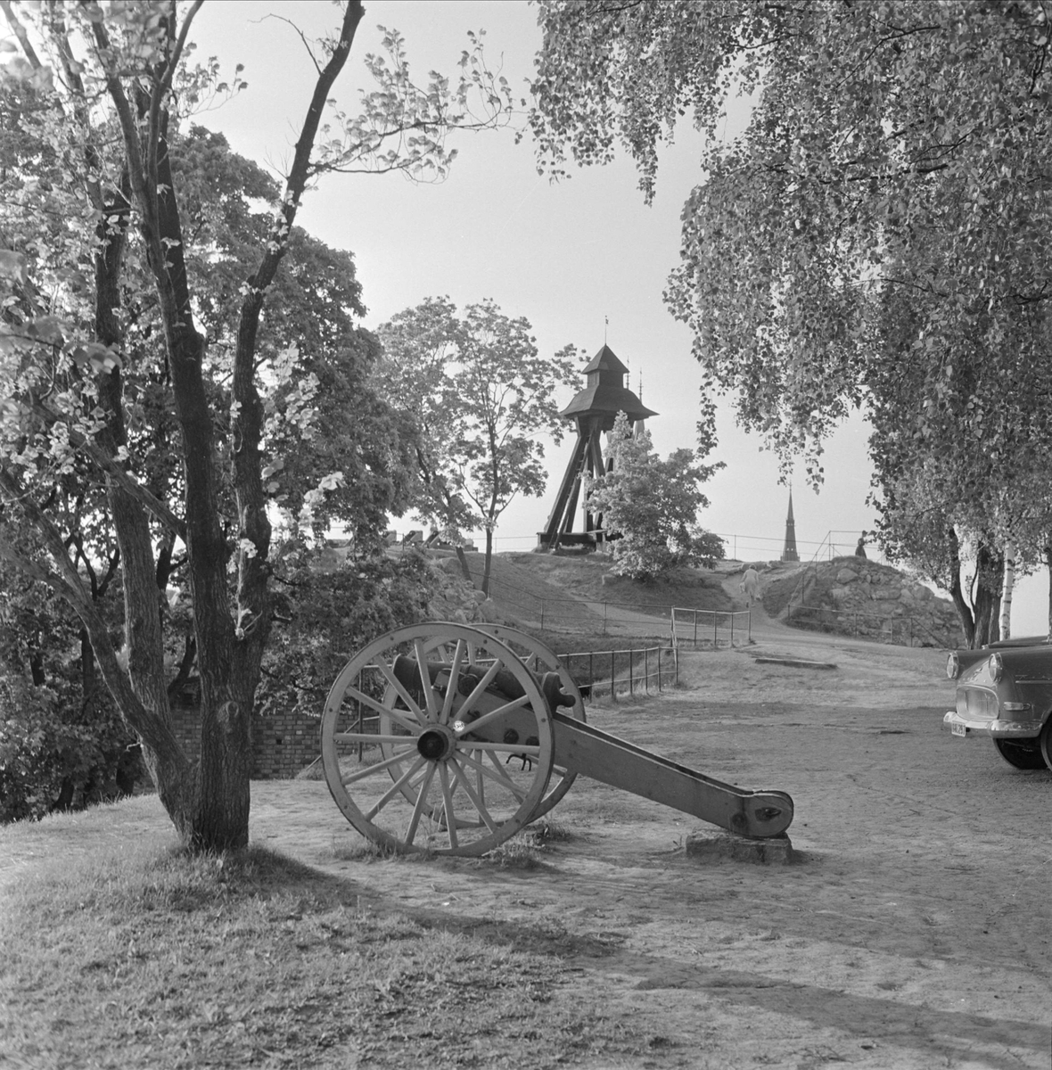 Kanon och Gunillaklockan vid Uppsala slott, Uppsala